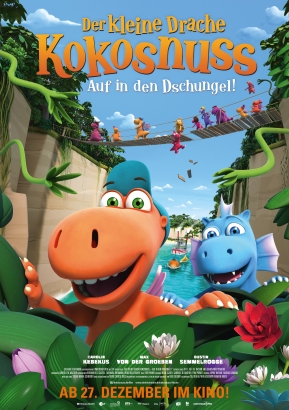 Filmplakat: Der kleine Drache Kokosnuss 2 - Auf in den Dschungel!